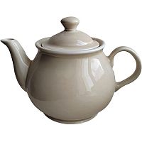 Чайник заварочный «Акварель» Классик;фарфор;0,6л;D=11,7/19,H=13см;бежев.