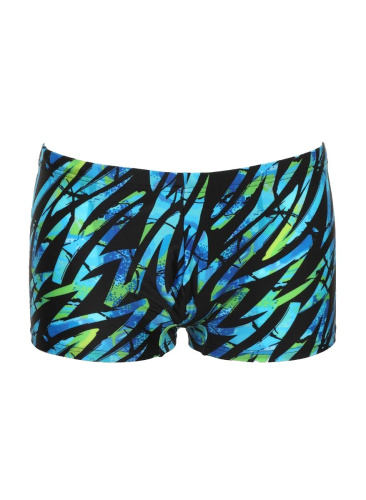 Черные плавки-боксеры с цветными зигзагами фото 3