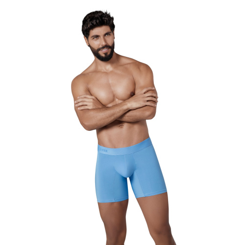 Голубые удлиненные трусы-боксеры Primary Long Boxer фото 4