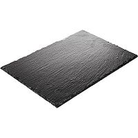 Комплект из 4 блюд для подачи из натурального сланца (30х20 см)