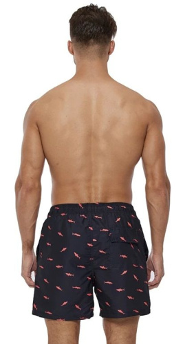 Черные пляжные шорты с перчиками чили фото 3