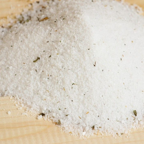 Солевой скраб  Добропаровъ  из белой каменной соли с маслом пихты и травами - 550 гр. фото 3
