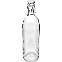 Бутылка «Эмилия» с пробкой;стекло,пластик;1л;D=85,H=290мм