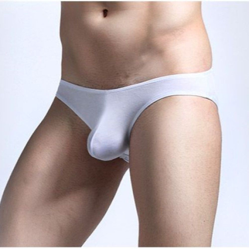 Мужские классические однотонные трусы-слипы фото 3