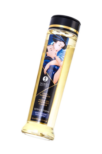 Массажное масло с ароматом ночных цветов Seduction - 240 мл. фото 4