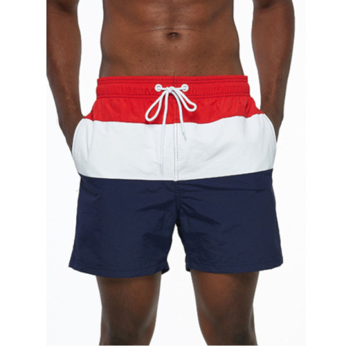 Трехцветные мужские шорты для пляжа