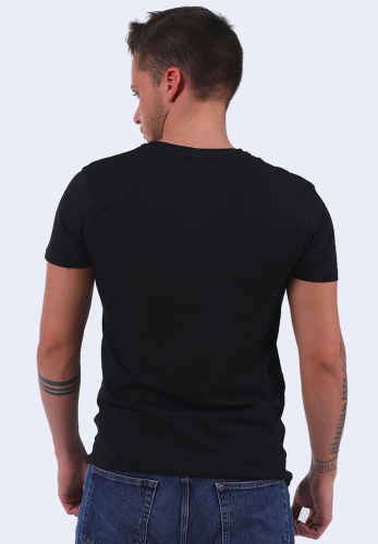 Мужская футболка с брендированным принтом на груди фото 4