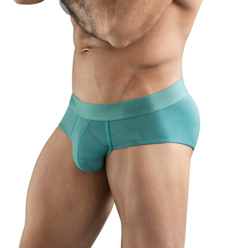 Зеленые мужские трусы-брифы Clever Sapphire Brief фото 2
