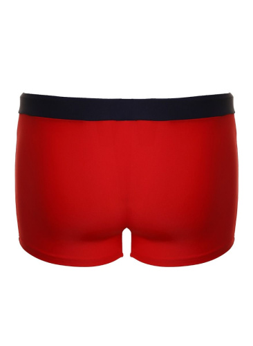 Классические мужские плавки-боксеры с контрастным поясом фото 3