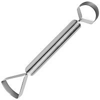 Слайсер для ананаса;сталь нерж.;,H=4,L=21,B=4см;металлич.