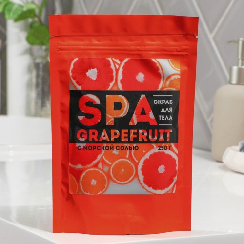 Соляной скраб для тела «SPA grapefruit» - 250 гр. фото 2