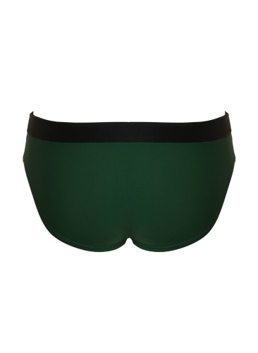 Классические мужские плавки с контрастным поясом фото 5