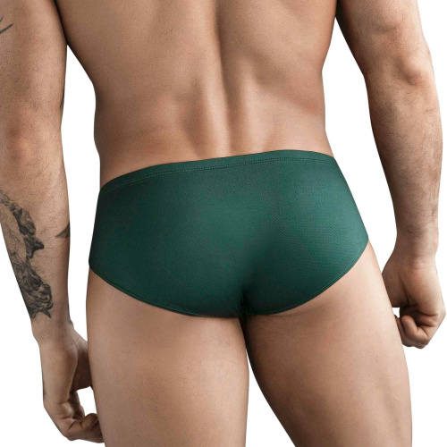 Зеленые мужские трусы-брифы Clever Optimo Brief фото 3