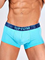 Мужские трусы-боксеры с резинкой джинсового цвета