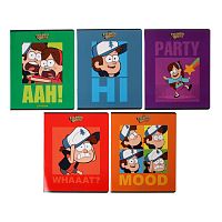 Тетрадь 48 листов в клетку  Гравити Фолз , обложка мелованный картон, блок офсет, МИКС