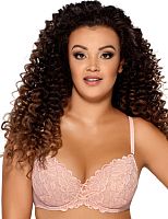 Бюстгальтер пуш-ап из кружевного полотна с люрексом