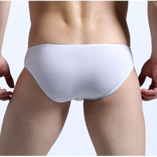 Мужские классические однотонные трусы-слипы фото 4