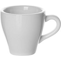 Чашка кофейная «Визувио»;фарфор;85мл;D=64,H=86,B=61мм;белый