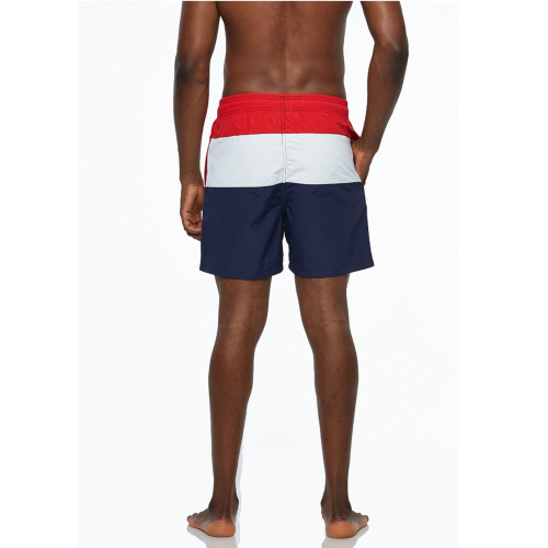 Трехцветные мужские шорты для пляжа фото 4