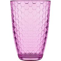 Хайбол «Энджой»;стекло;350мл;D=81,H=120мм;розов.