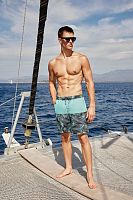 Мужские шорты для плавания с принтом в виде пальмовых листьев Doreanse купить онлайн на Oyfse.ru