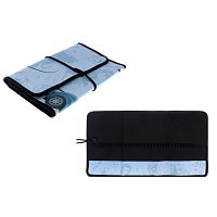 Пенал-скрутка мягкий 220 х 430 мм, на шнуровке, на 37 предметов, ПНШ-1  Путешествие