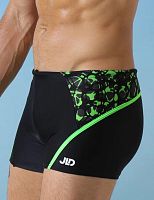 Мужские плавки с контрастной полосой и принтом