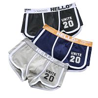 Набор из 3 мужских трусов-боксеров с принтом на резинке