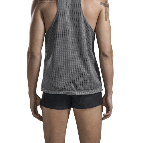 Черно-серая двусторонняя мужская майка Fit Tank-top фото 4