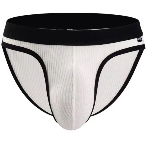 Мужские трусы-брифы в рубчик фото 2