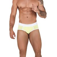 Желтые мужские трусы-брифы Tethis Piping Brief