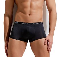 Мужские трусы-боксеры с тонкой брендированной резинкой Second Skin Trunk