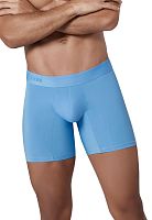 Голубые удлиненные трусы-боксеры Primary Long Boxer