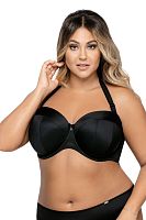 Бюстгальтер-балконет с гладкими чашками без отделки