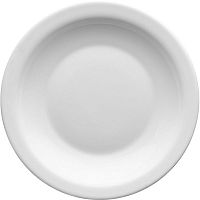Тарелка «Перформа»;стекло;0,5л;D=225,H=25мм;белый
