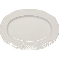 Селедочница «Афродита»;фарфор;,H=25,L=240,B=165мм;белый