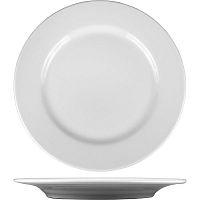 Белая тарелка «Тренд» (диаметр 22,5 см)
