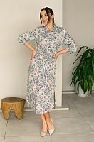 Туника из яркой принтованной вискозы Simona