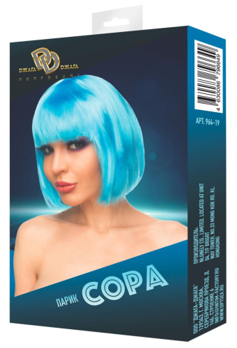 Голубой парик  Сора фото 3