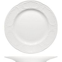 Тарелка «Моцарт» мелкая;фарфор;D=240,H=27мм;белый