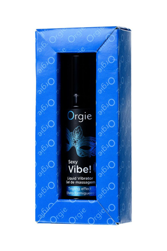 Гель для массажа ORGIE Sexy Vibe Liquid Vibrator с эффектом вибрации - 15 мл. фото 8