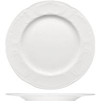 Тарелка «Моцарт» мелкая;фарфор;D=20,H=2см;белый