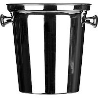 Ведро для шампанского;сталь нерж.;4л;D=21,5,H=22см;металлич.