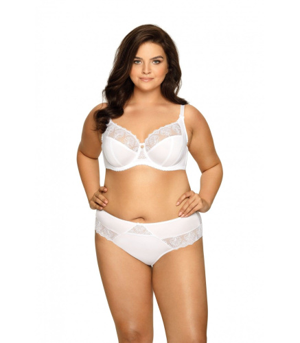 Бюстгальтер на косточках с нежными кружевными элементами фото 2