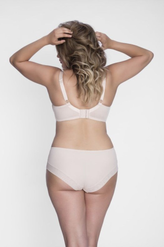 Однотонный бюстгальтер на косточках с чашками из микрофибры фото 7