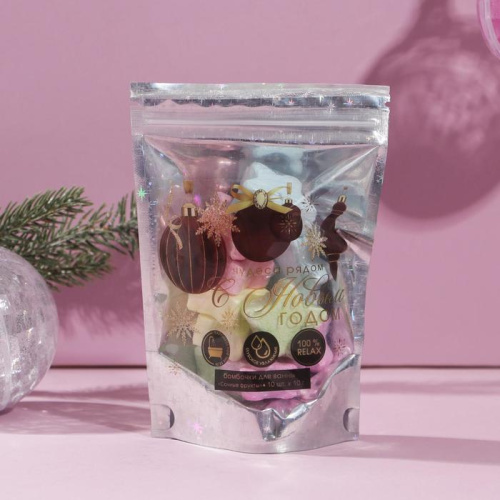 Набор из 10 фигурных бомбочек для ванны «Чудеса рядом» с фруктовым ароматом фото 2