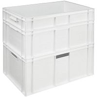 Контейнер для продуктов;полипроп.;23,9л;,H=12,L=60,B=40см;белый