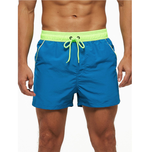 Бирюзовые пляжные мужские шорты