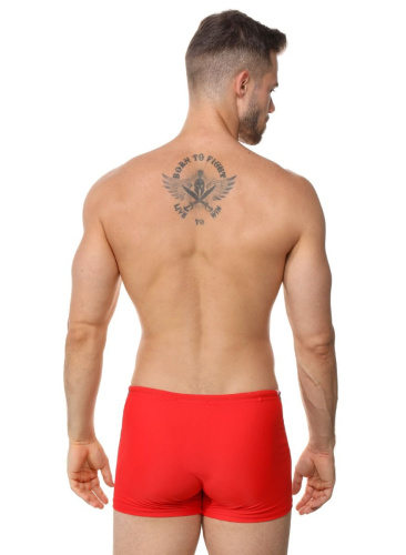 Мужские плавки-боксеры с оригинальной брендированной вставкой фото 6