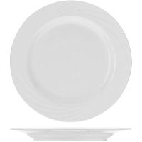 Белая мелкая тарелка «Голубка» (диаметр 30 см)